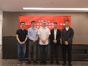 四川省信息系统集成服务行业协会秘书长张剑剑一行来访