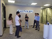浙江省计算机信息系统集成行业协会常务副理事长胡利军一行走访了杭州追形视频科技有限公司
